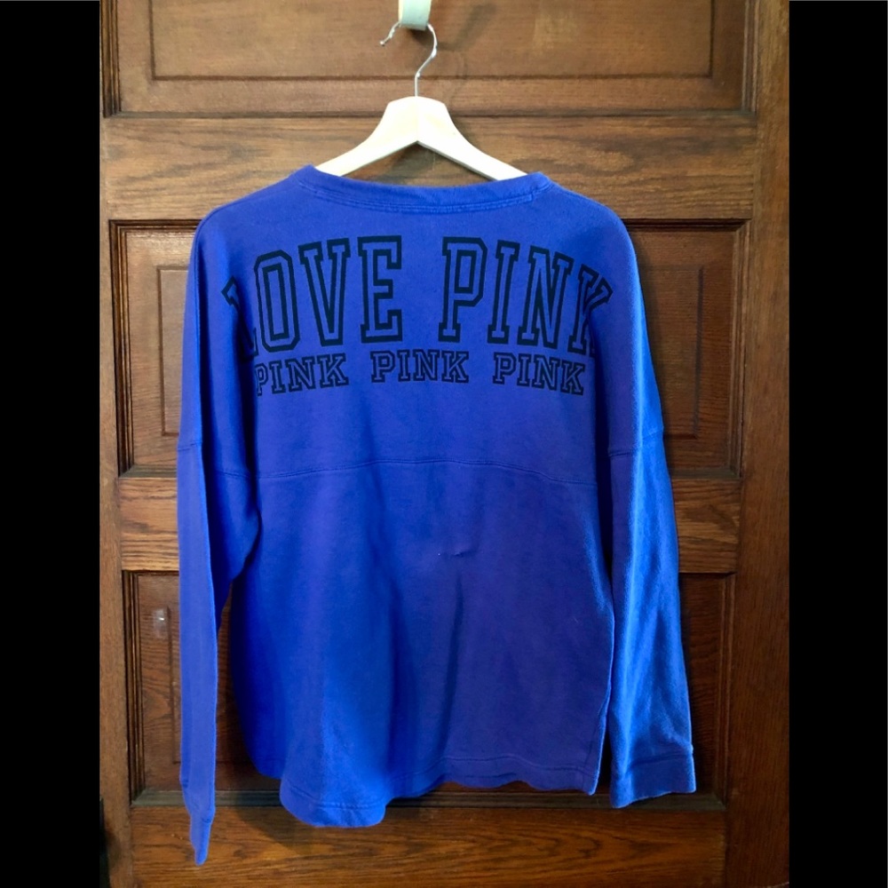 PINK Long Sleeve Oversized Sweatshirt